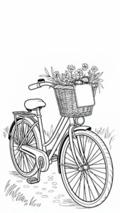 een fiets tekenen