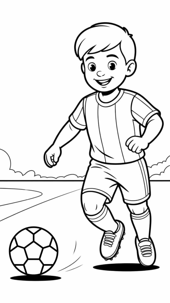 calciatori disegni da colorare