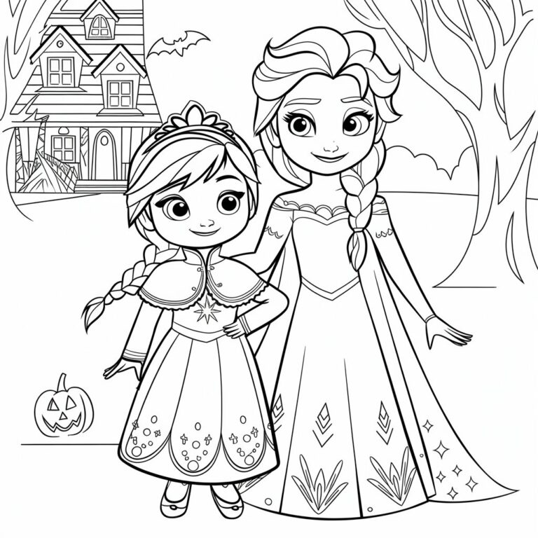 Free Printable Elsa Coloring Pages – 51 Pages for Download (PDF)