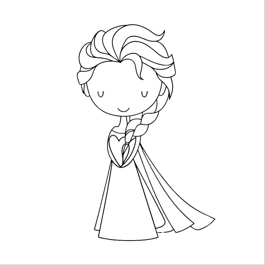 elsa color book