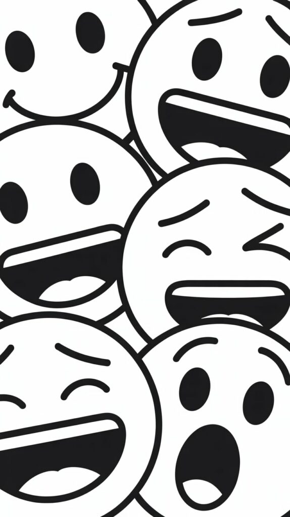 emoji kleurplaten