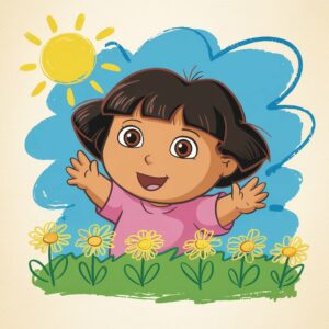 Coloriage Dora
