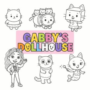 Coloriage Gabby Chat