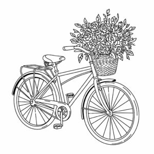 fiets tekenen