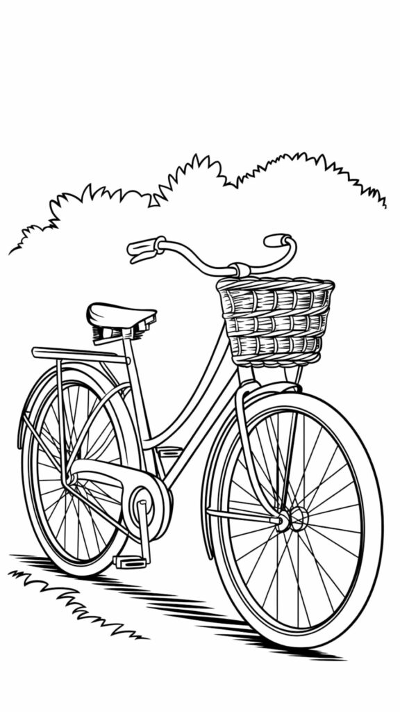fiets tekening