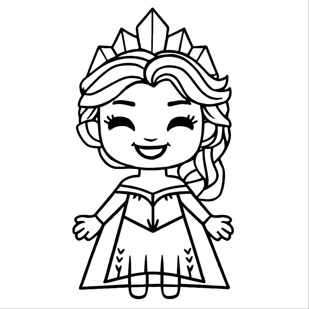 frozen elsa coloring book
