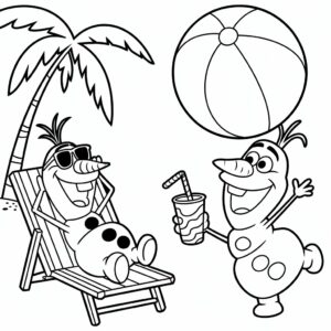 dessins olaf