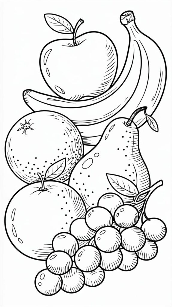 fruta colorida