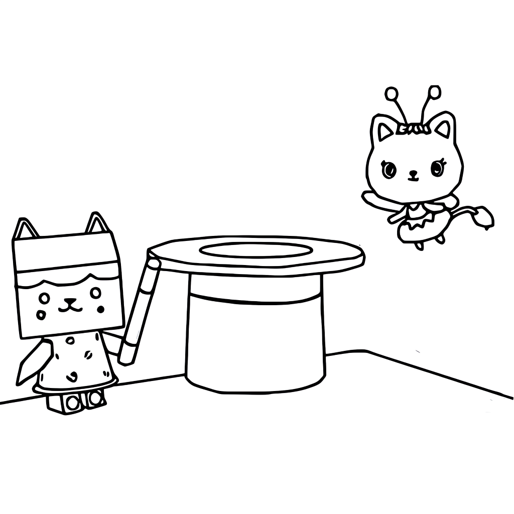 gabby s poppenhuis kleurplaat