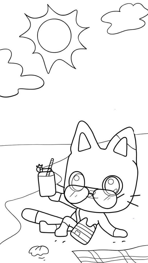 gabby coloriage