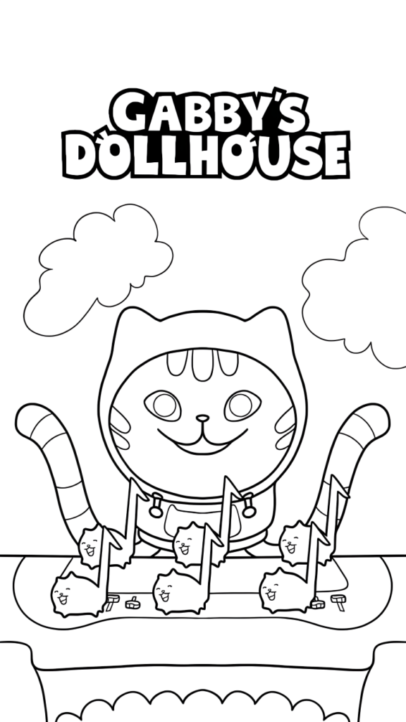 dessin animé gabby et la maison magique