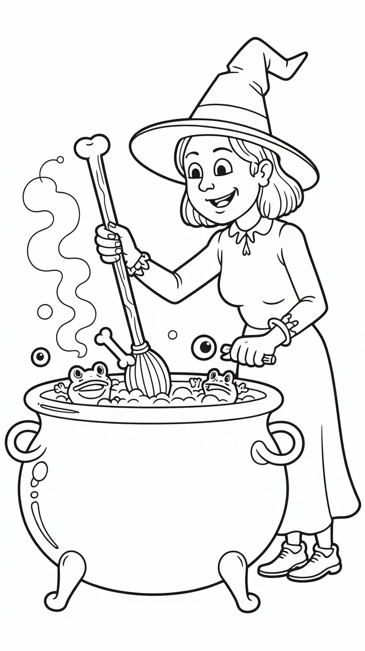 heks halloween tekenen