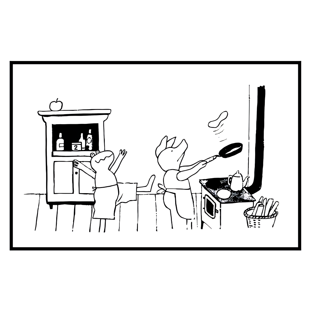 kikker in de kou kleurplaat