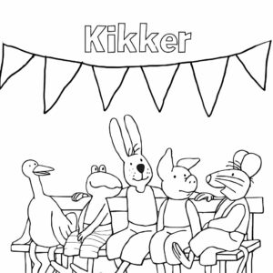 kikker tekenen cute