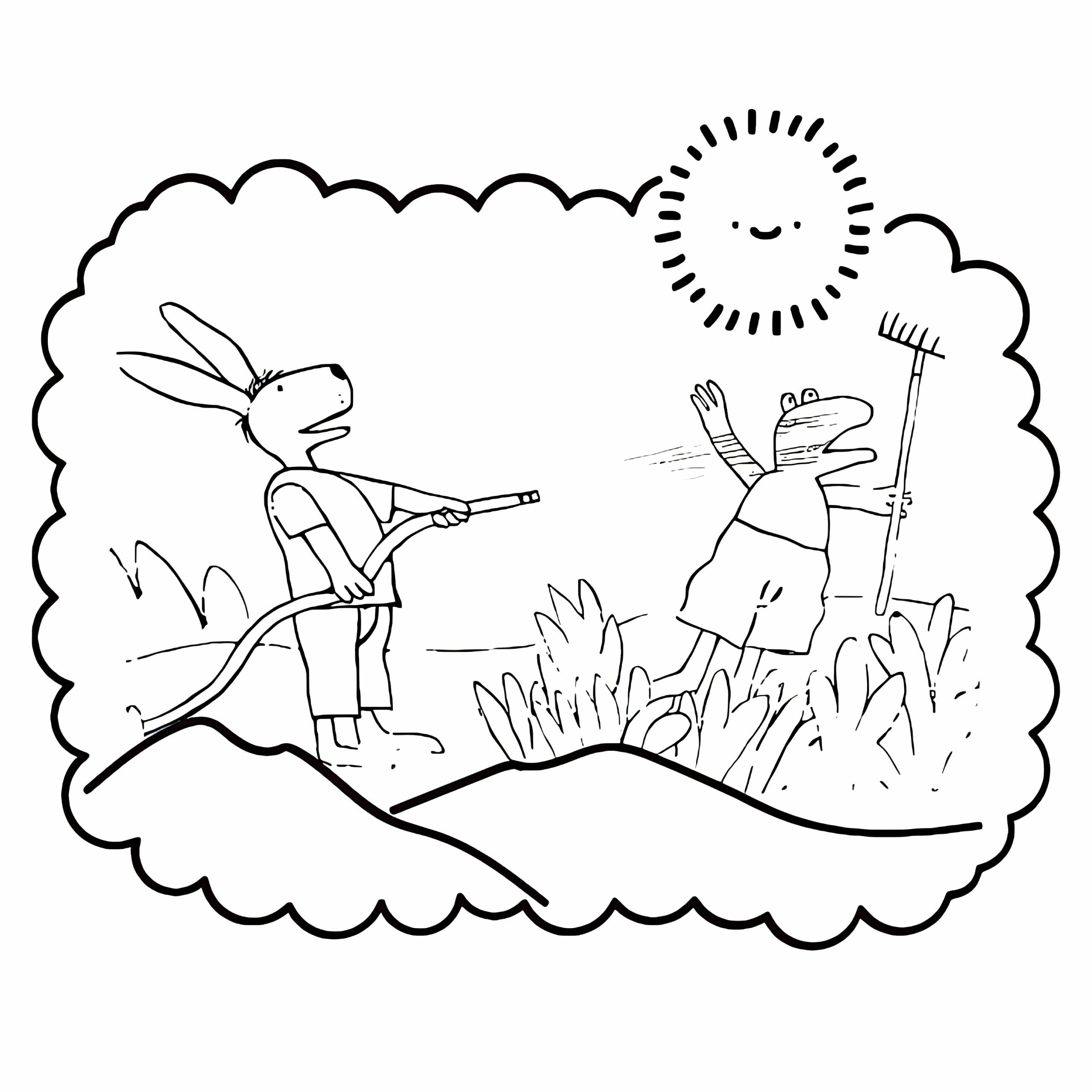 kikker tekening simpel