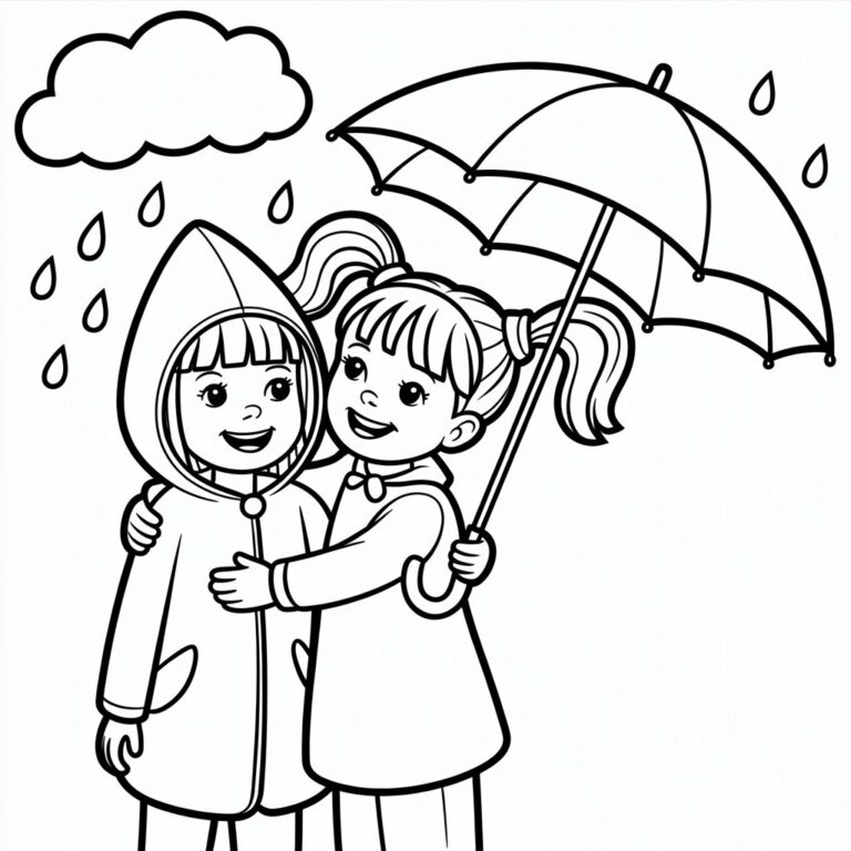 Free 28 BFF Coloring Pages - Printable PDF Download for Best Friends