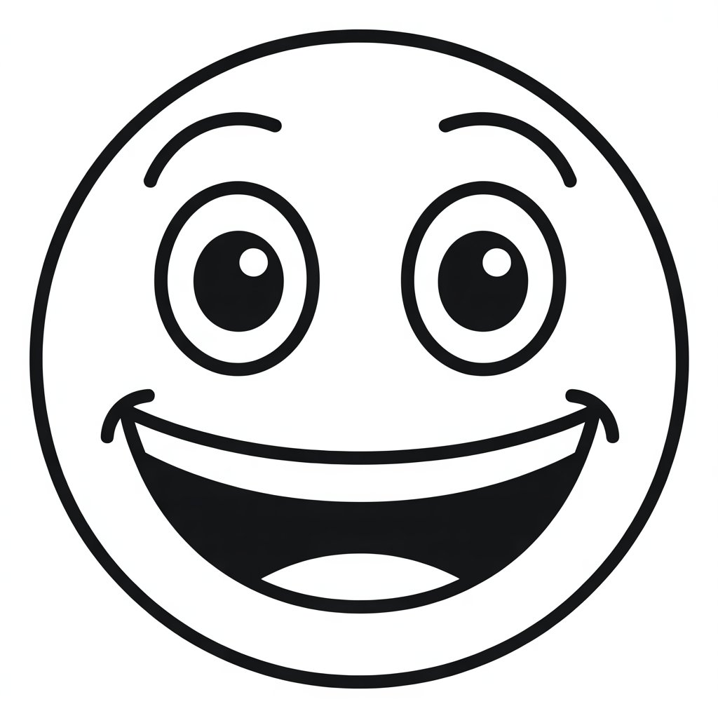 kleurplaat emoji hartjes ogen