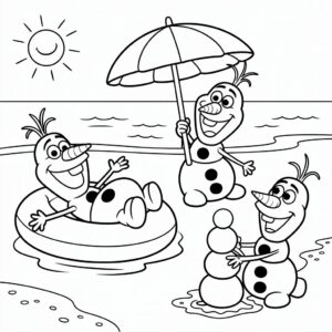 dessin olaf