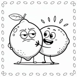 imagem de frutas para colorir