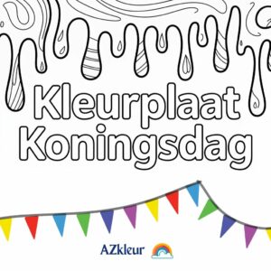Kleurplaat Koningsdag