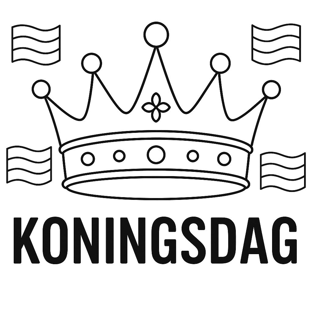 kleurplaat koningsdag