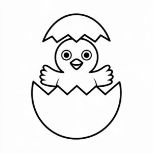 desenhos de pintinho para colorir