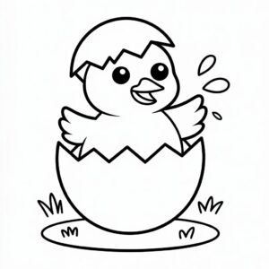 pintinho desenho para colorir