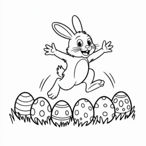 ausmalbild osterhase