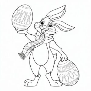 malvorlage osterhase