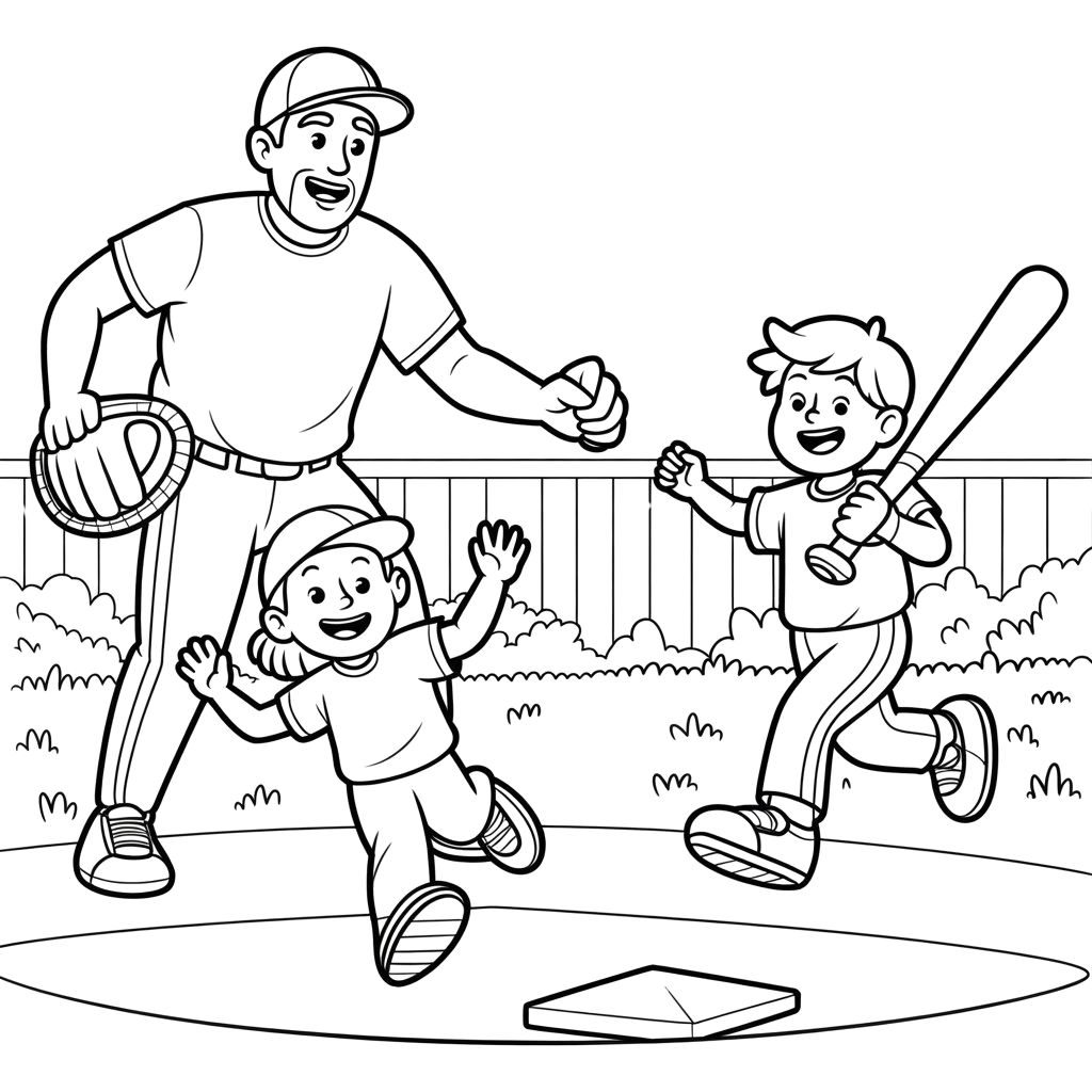 kleurplaat voor vaderdag