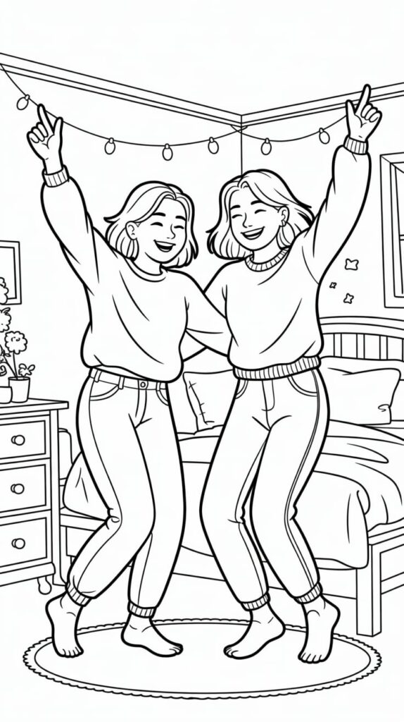 kleurplaten bff’s