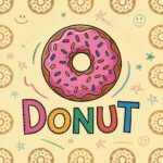 kleurplaten donuts