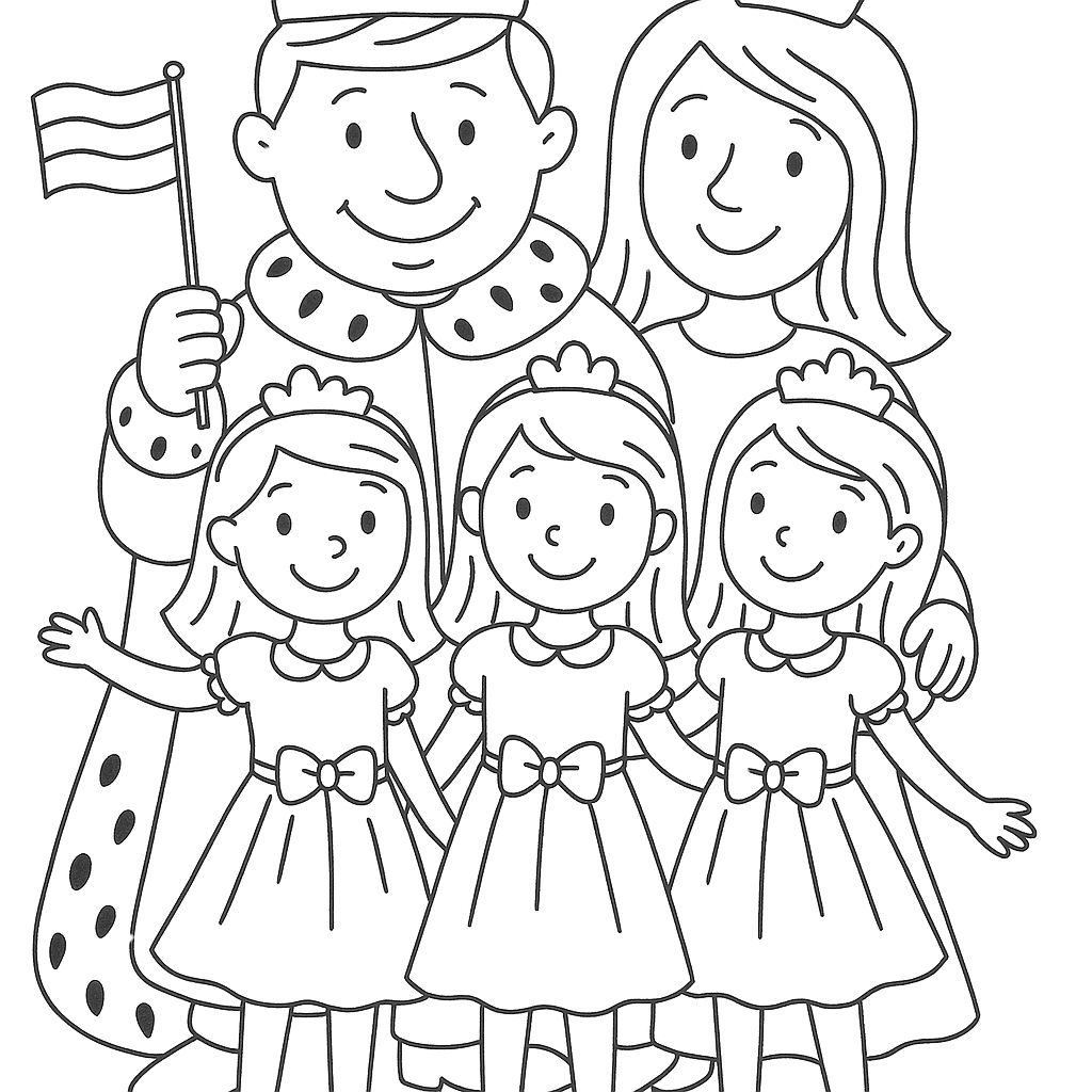 kleurplaten koningsdag printen