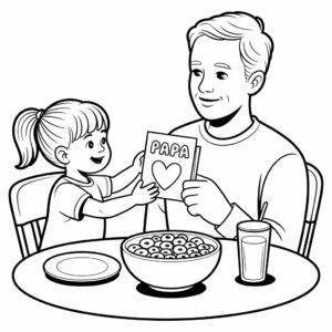 father's day coloring pages printable