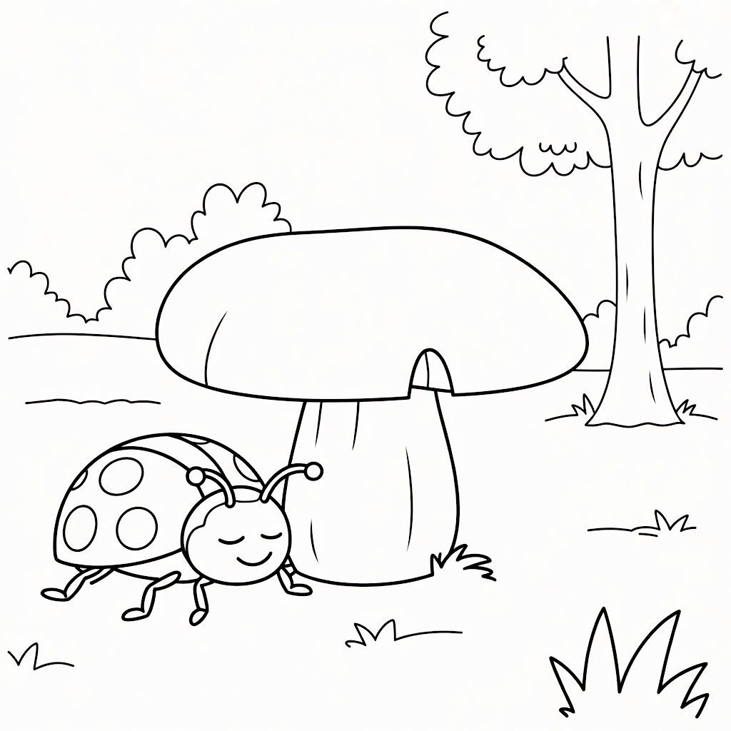 lieveheersbeestje teken