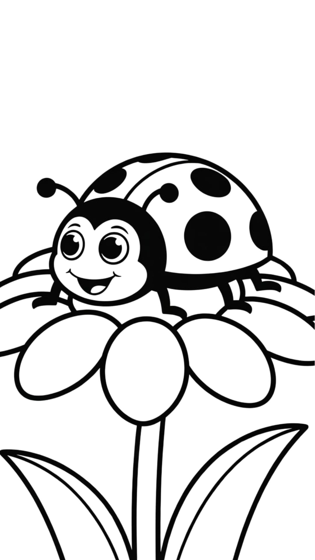 lieveheersbeestje tekenen op steen