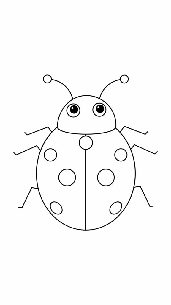 lieveheersbeestje tekening