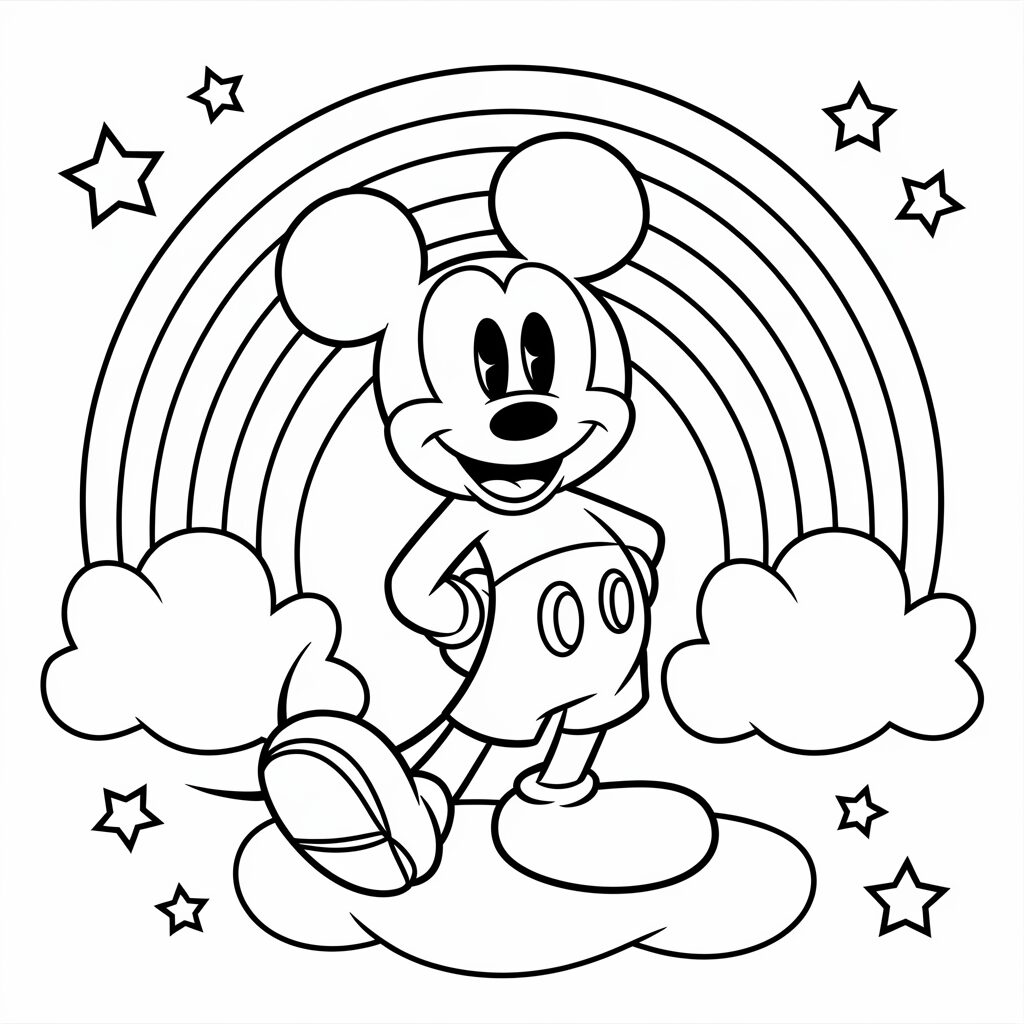 muis tekenen in stappen