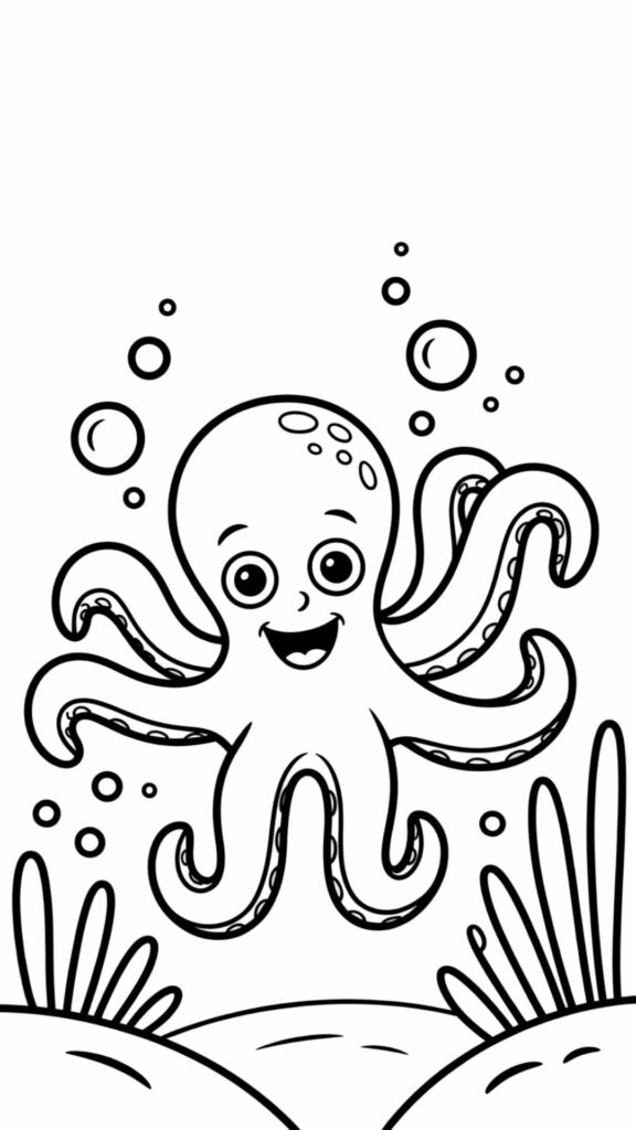 dessins pieuvre