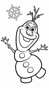 olaf dessin