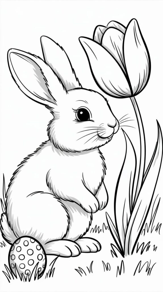 ausdrucken osterhase ausmalbild