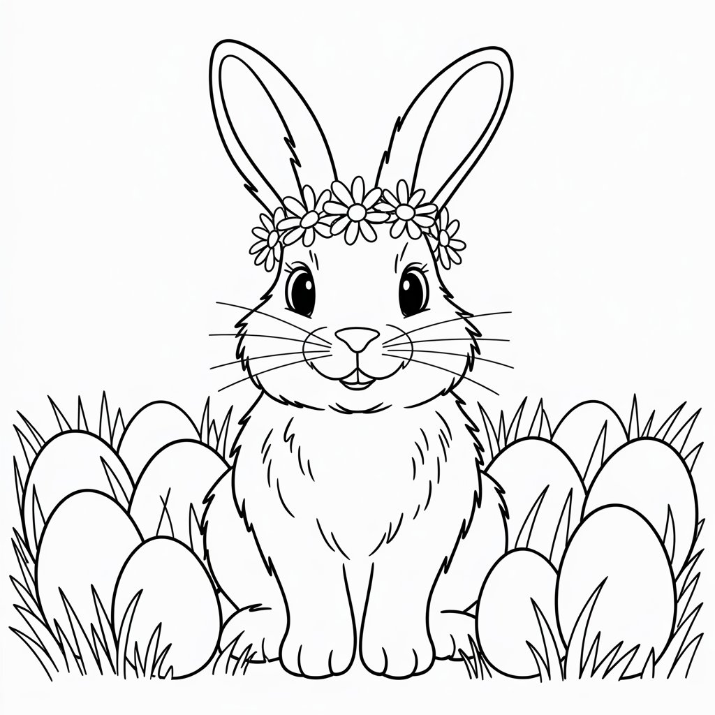 paashaas tekenen in stappen