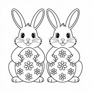 osterhase ausmalbild pdf