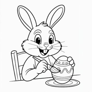 malvorlagen für osterhasen