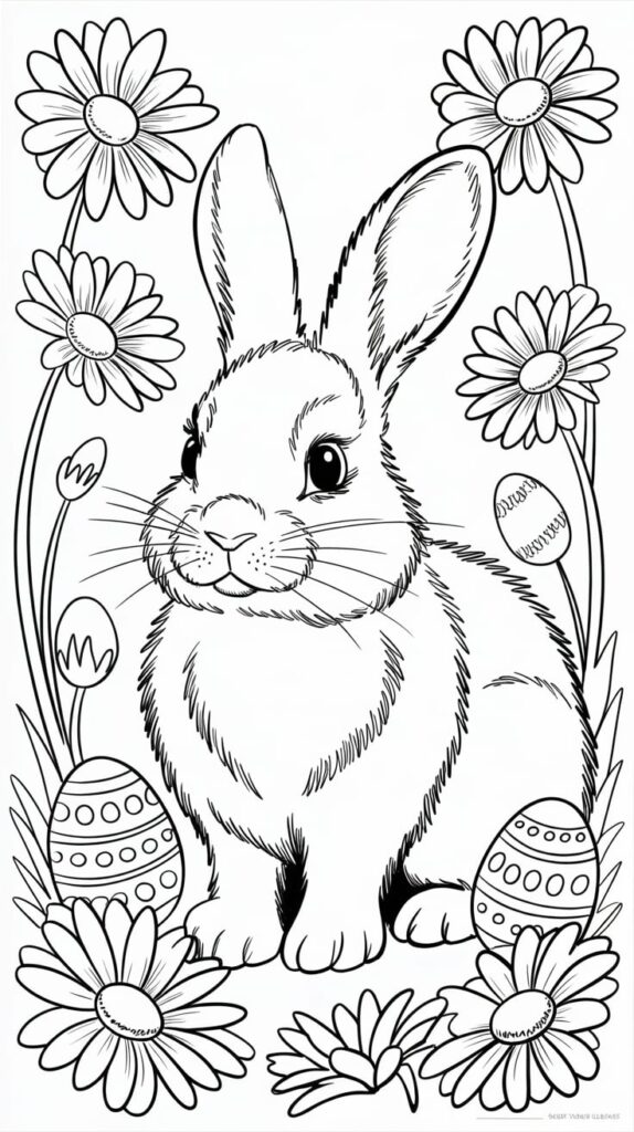 ausdrucken osterhase ausmalbilder ostern