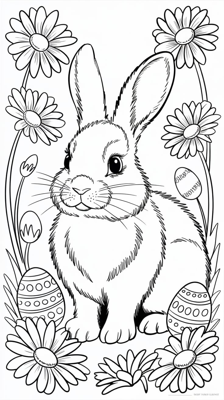 paashaas tekening makkelijk