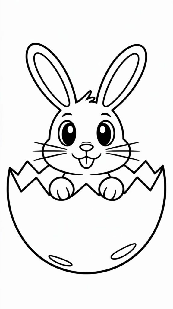malvorlagen osterhasen