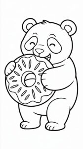 donut resmi boyama