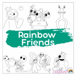 Coloriage Rainbow Friends