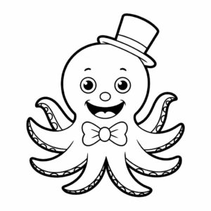 coloriage pieuvre à imprimer gratuit